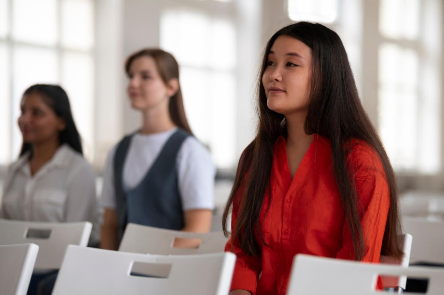 Educational workspace with financial planning materials and learning resources