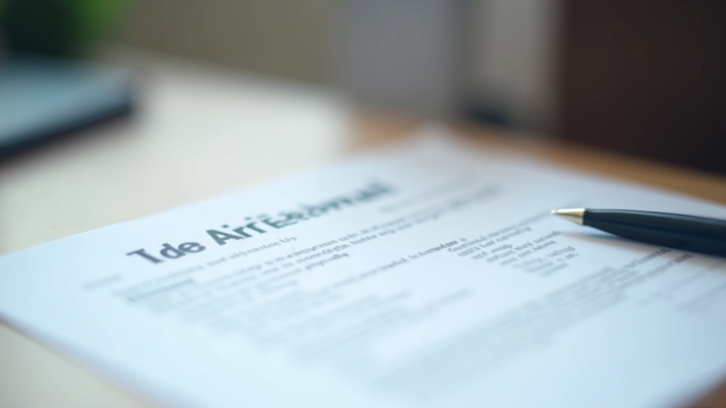 HDB tenancy agreement document with lease terms and conditions