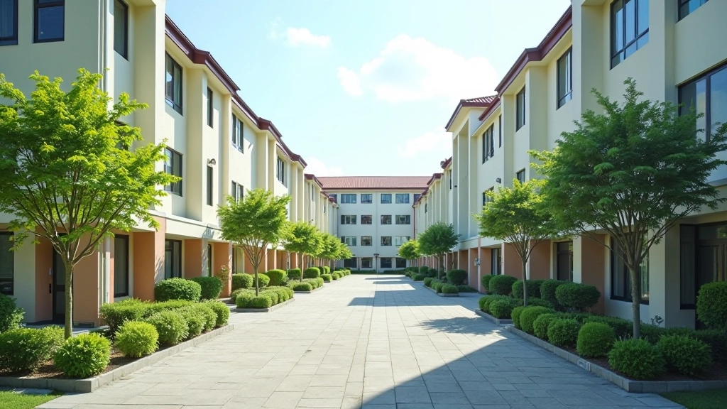 Woodlands HDB residential area with apartment buildings and community spaces visible
